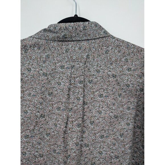 Vintage Hilo Hattie Hawaiian Button Up Shirt Men Size L Floral Tropical USA Boho - Picture 4 of 9